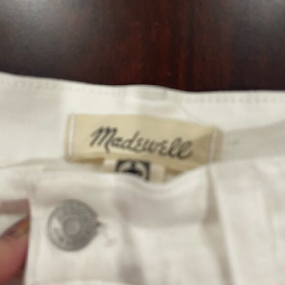 Madewell The '90s Straight Crop Jean Size 25 in Tile White - Picture 7 of 10